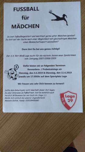 Fussball für Mädchen