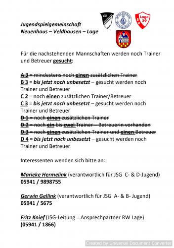 Die Suche geht weiter... (UPDATE)